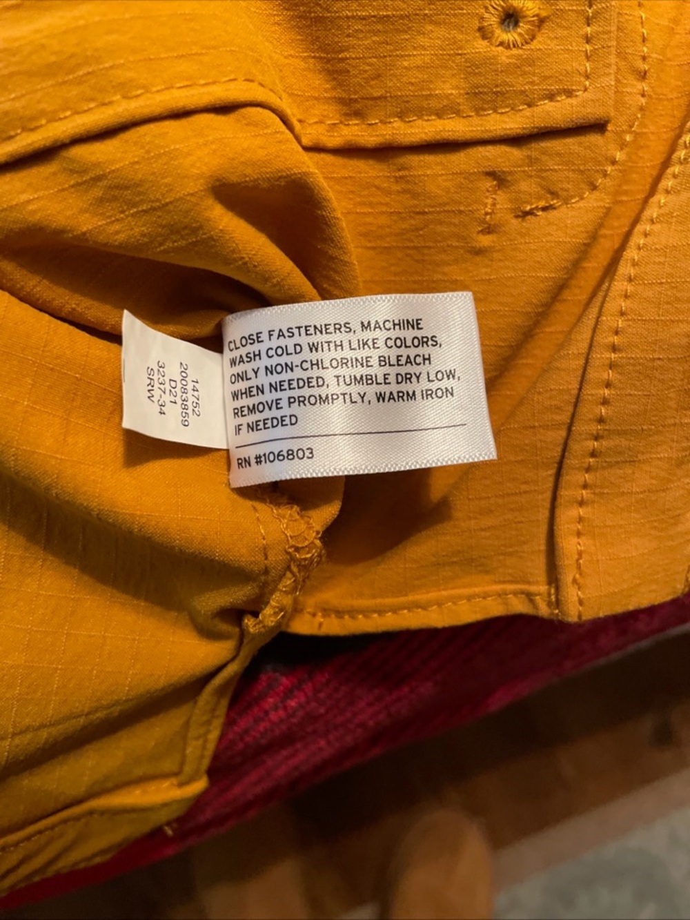 Duluth Trading Co Golden Yellow Work Vest - Picture 16 of 16
